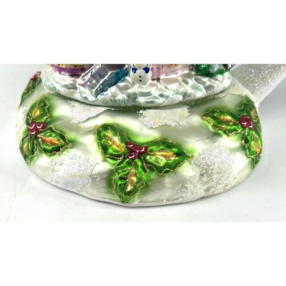 Christopher Radko Midnight Magic Ornament Set 3 Piece Flying Santa Christmas 9" - Picture 5 of 14